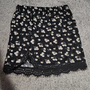 Womens floral skirt